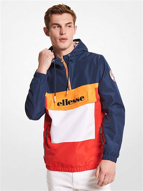 michael kors black windbreaker|MK X ellesse Color.